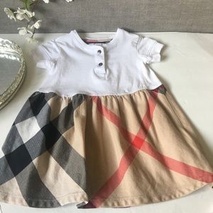 Authentic Burberry  Baby Plaid Dress